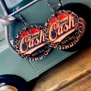 Johnny Cash Earrings